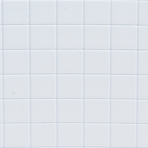 Dollhouse Miniature Tile: 1/4 Square, 12X16, White